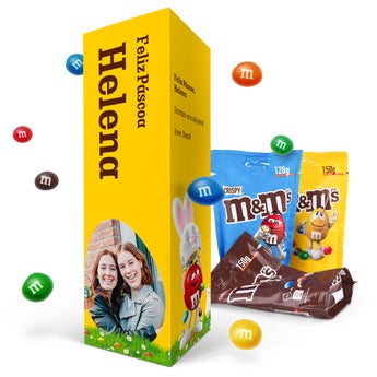 Caixa de oferta personalizada de M&M's
