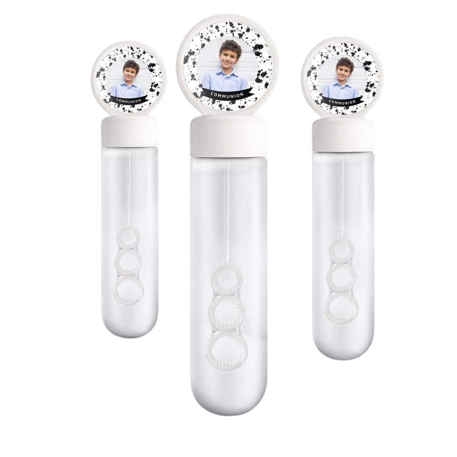 Tubes à bulles personnalisés - lot de 80