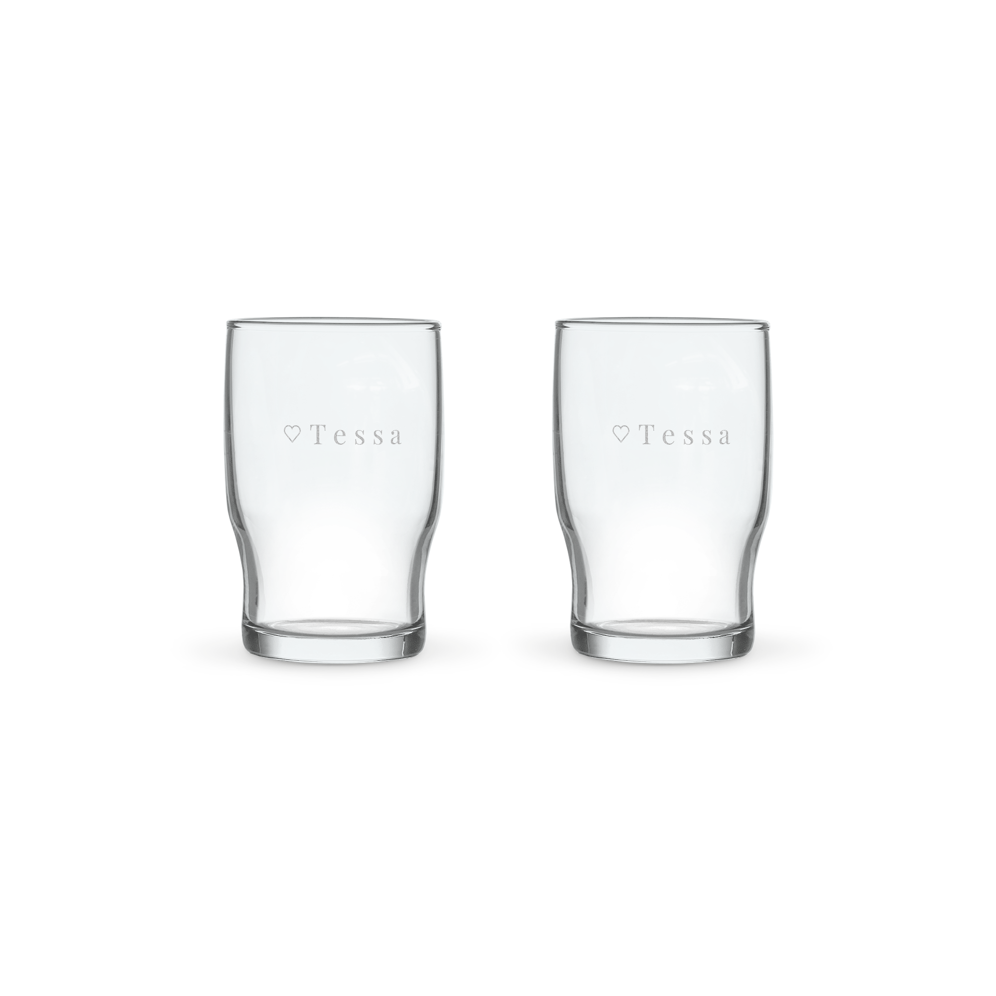 Vasos de agua personalizados