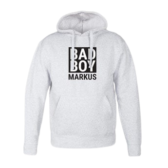 Hoodie bedrucken - Herren - Grau