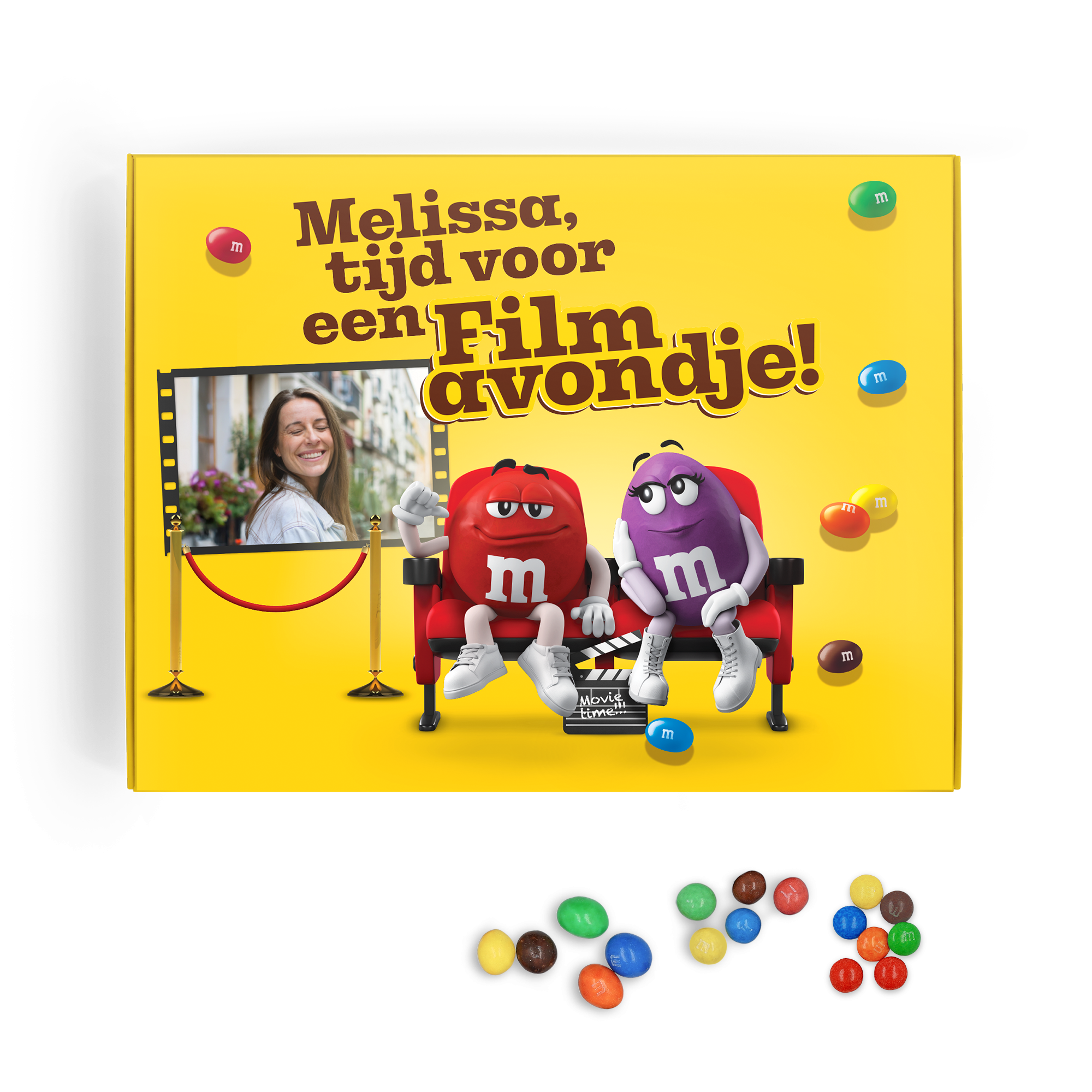 M&M's Film Giftbox bedrukken - Groot