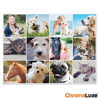 Chromaluxe Aluminium photo - Brushed - 80x40cm