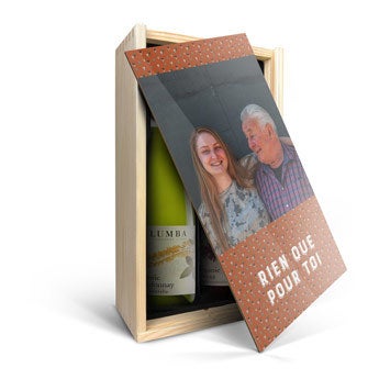 Yalumba chardonnay & shiraz - Coffret personnalisé