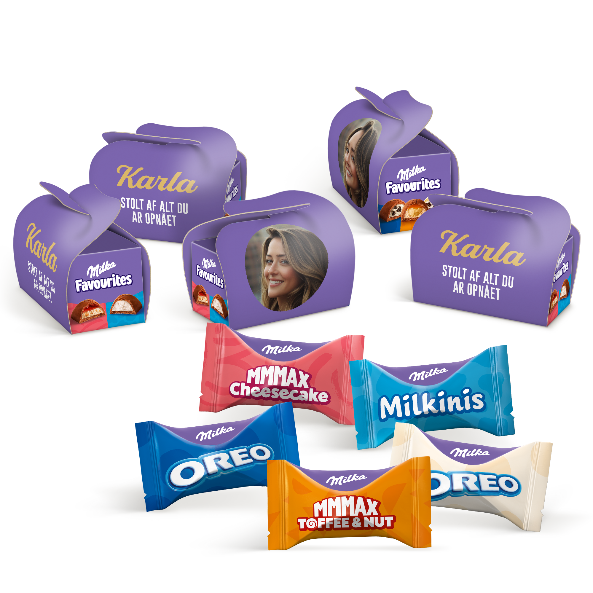 Milka Favourites multipak-gaver – personlige