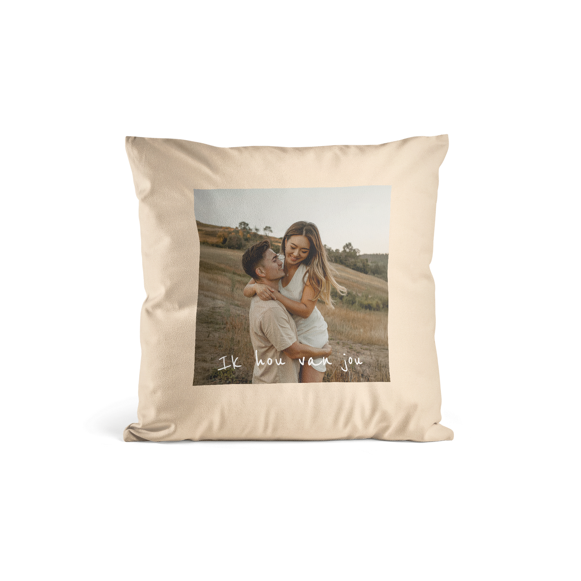 Kussen bedrukken - Beige - 40 x 40 cm