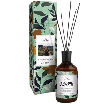 Personalised reed diffuser - The Gift Label - You Are Awesome