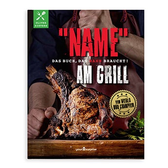 Personalisiertes Buch - Männer am Grill (Softcover)