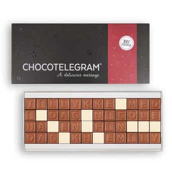Chokolade telegram - 48 tegn
