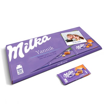 Riesen Milka Schokolade personalisieren