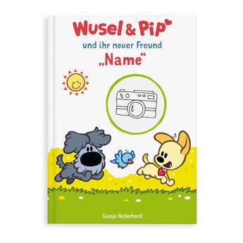 Personalisiertes Kinderbuch - Wusel & Pip - 1 Freund - XL Softcover