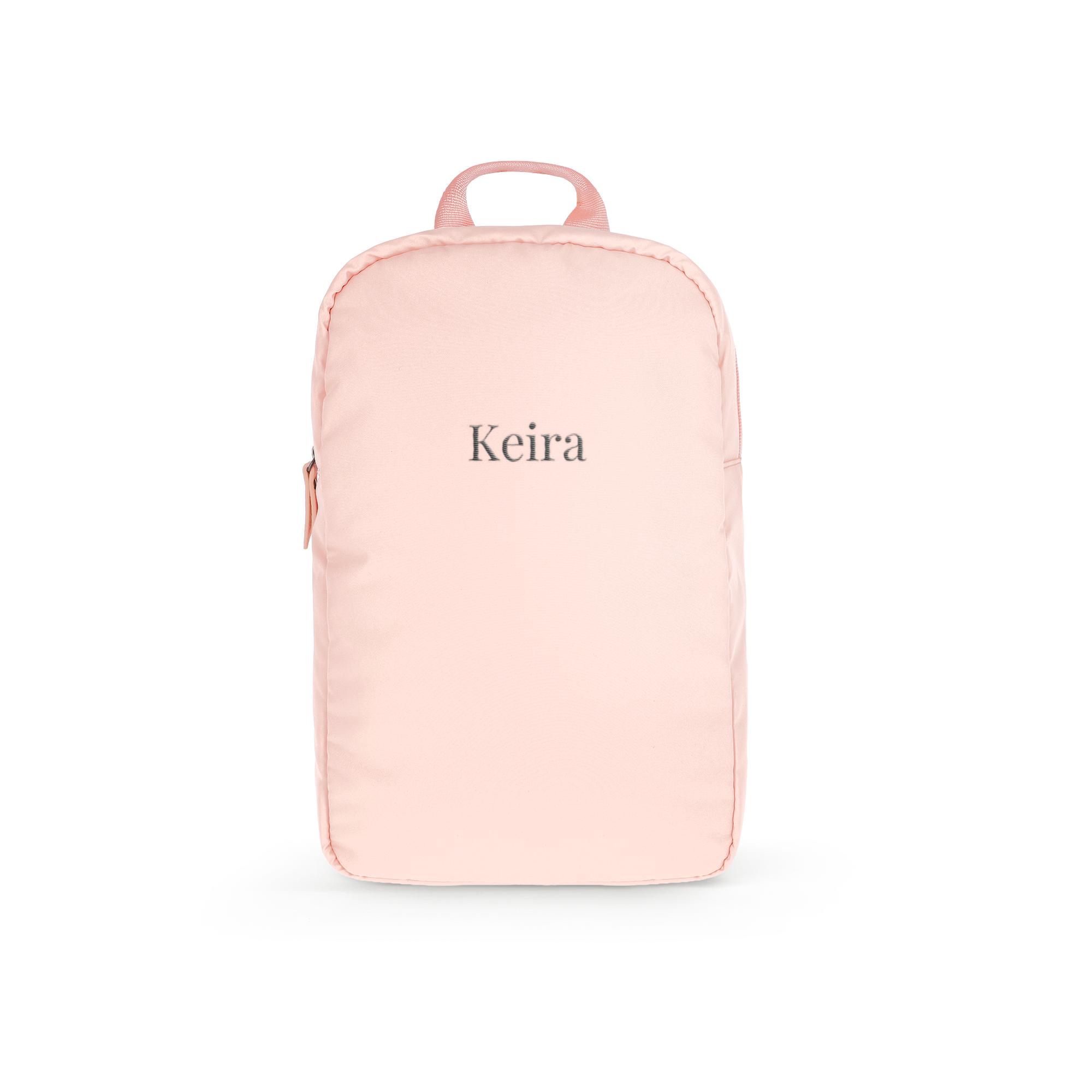 Mochila infantil personalizada - bordada - rosa - estilo acolchoado 