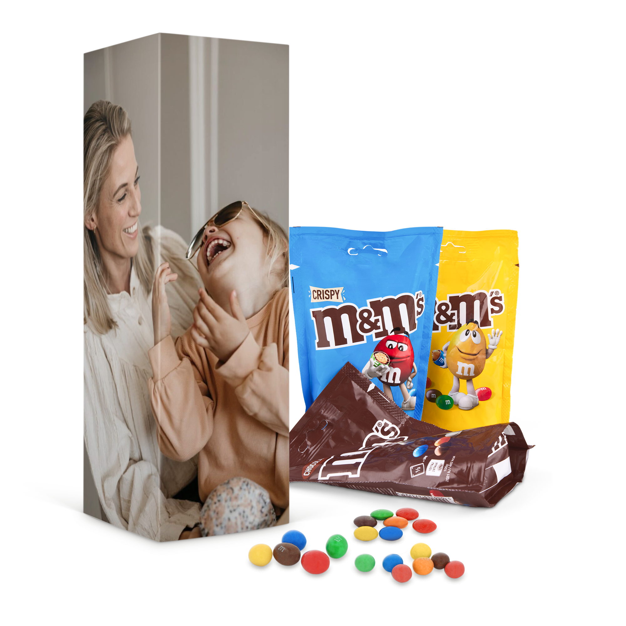 M&M's in personalised gift box