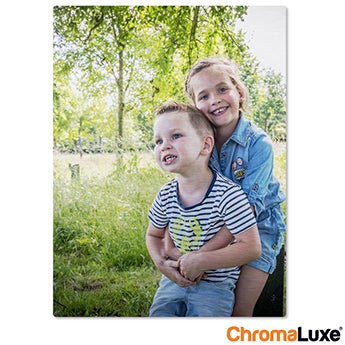 Chromaluxe Aluminium photo - Brushed - 15x20cm