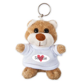 Llavero - Mini oso de peluche