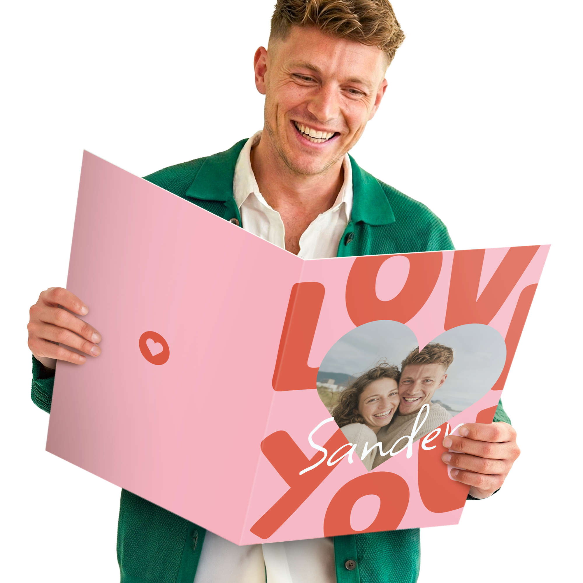 Mega wenskaart personaliseren - 50 cm