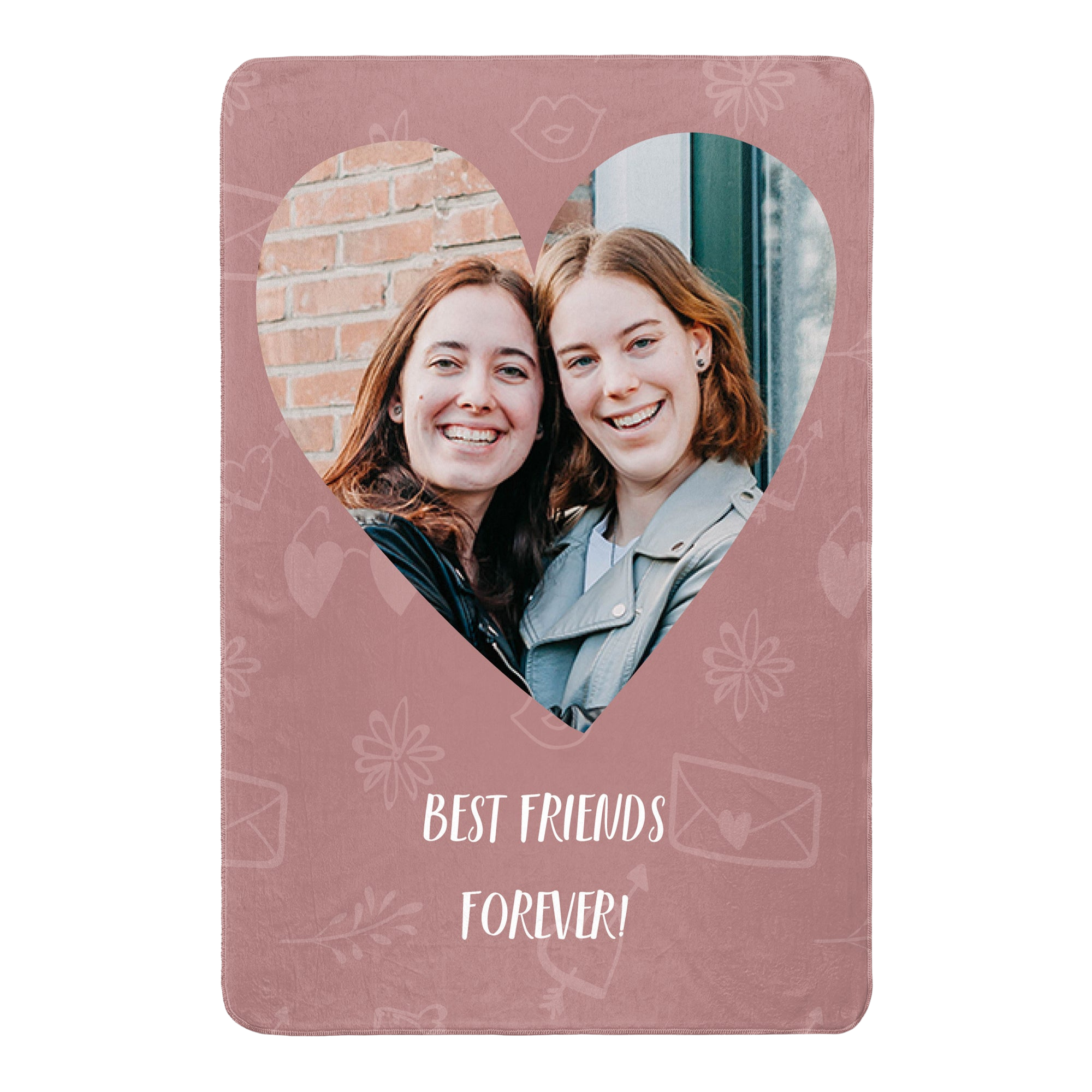 Personalised fleece blanket with photo - 100 x 150 cm