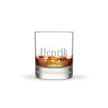 Graveret Whiskyglas (6 stk)