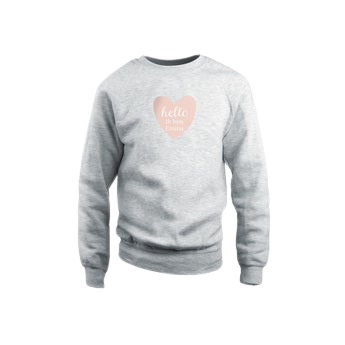 Sweat personnalisé - Enfant - Gris