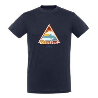 Personalised T-shirt men - Navy 