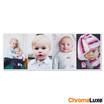 Chromaluxe Aluminium photo - Brushed - 80x30cm