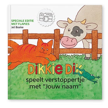 Flapjesboek Dikkie Dik personaliseren