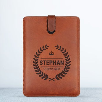 iPad Mini 3 - Custodia in Pelle - marrone