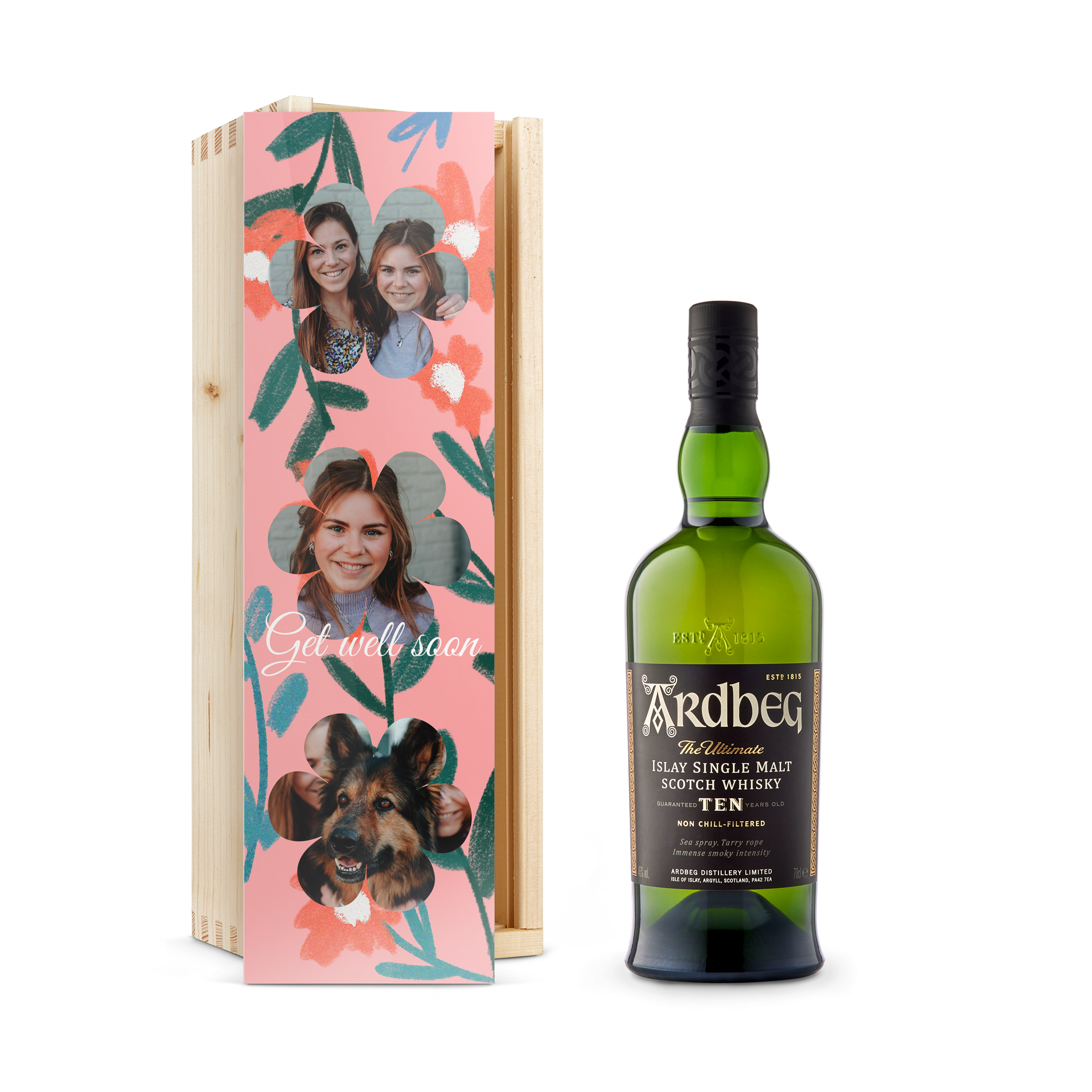 Whisky în cutie personalizată - Ardbeg 10 ani