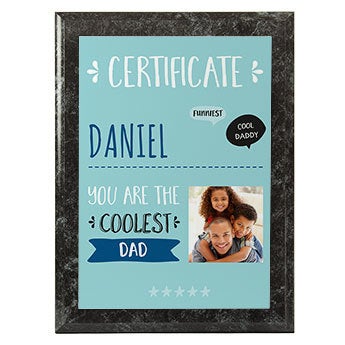 Certificato - Miglior papà 