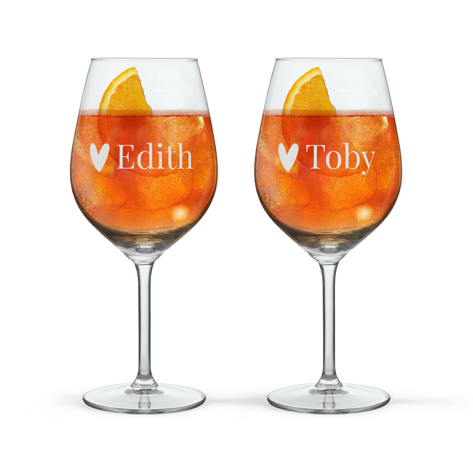 Személyre szabott Aperol Spritz üveg - 2db