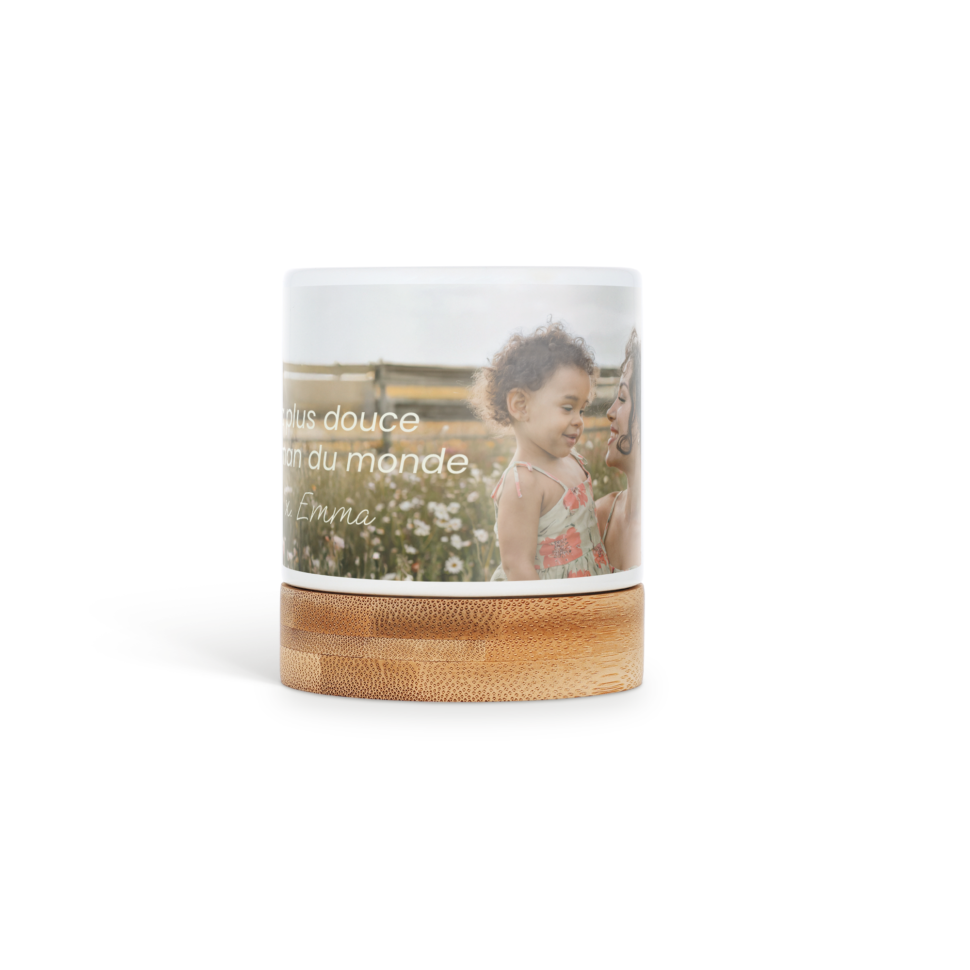 Pot de fleurs personnalisé - 8,5 x 7 cm