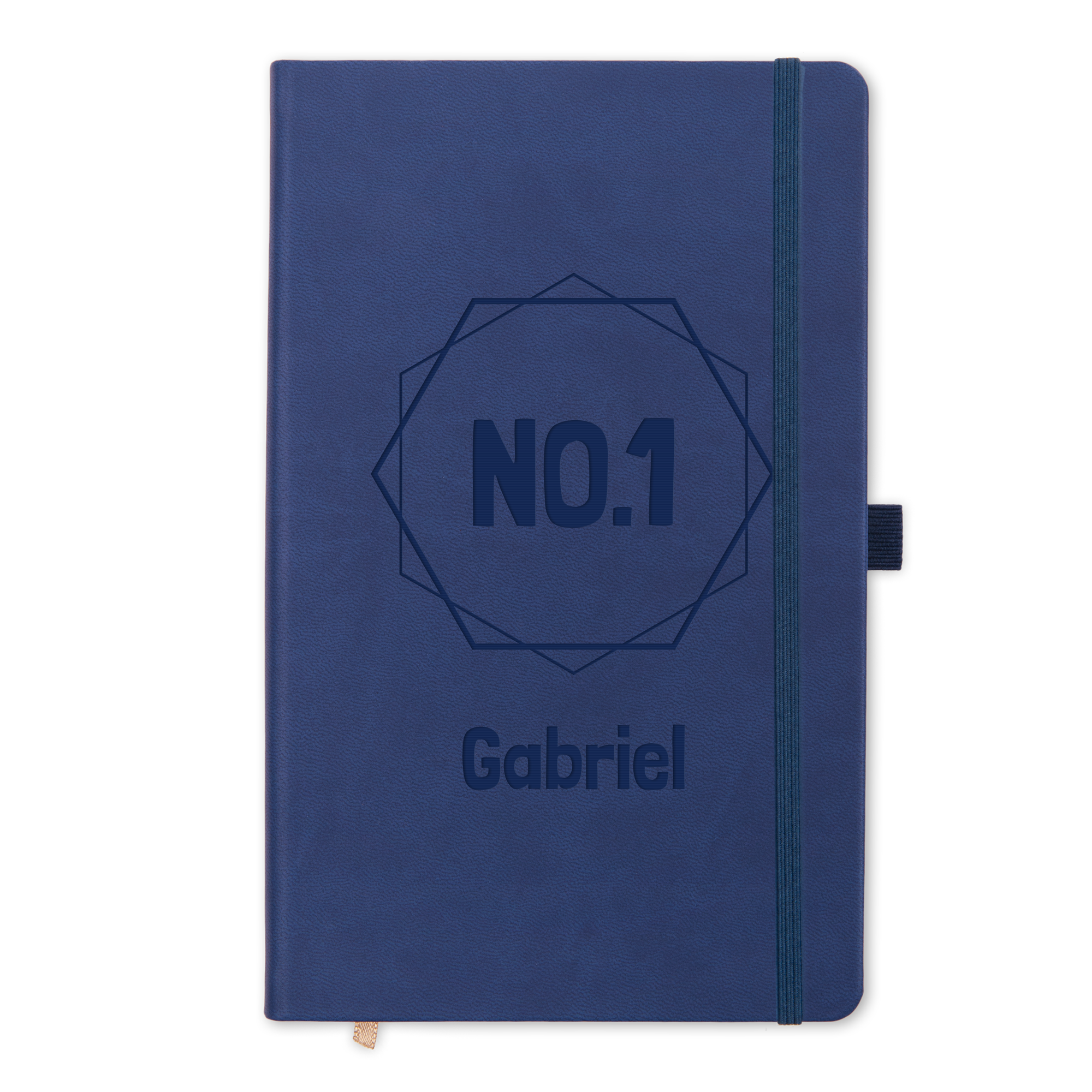Caderno do dia dos pais - gravado - azul