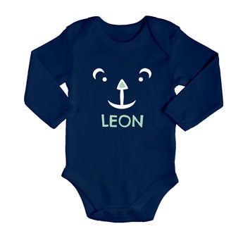 Babybody Navy l&aring;ng &auml;rm
