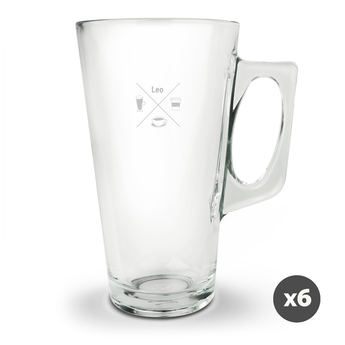 Verre Latte Macchiato (6 pièces)