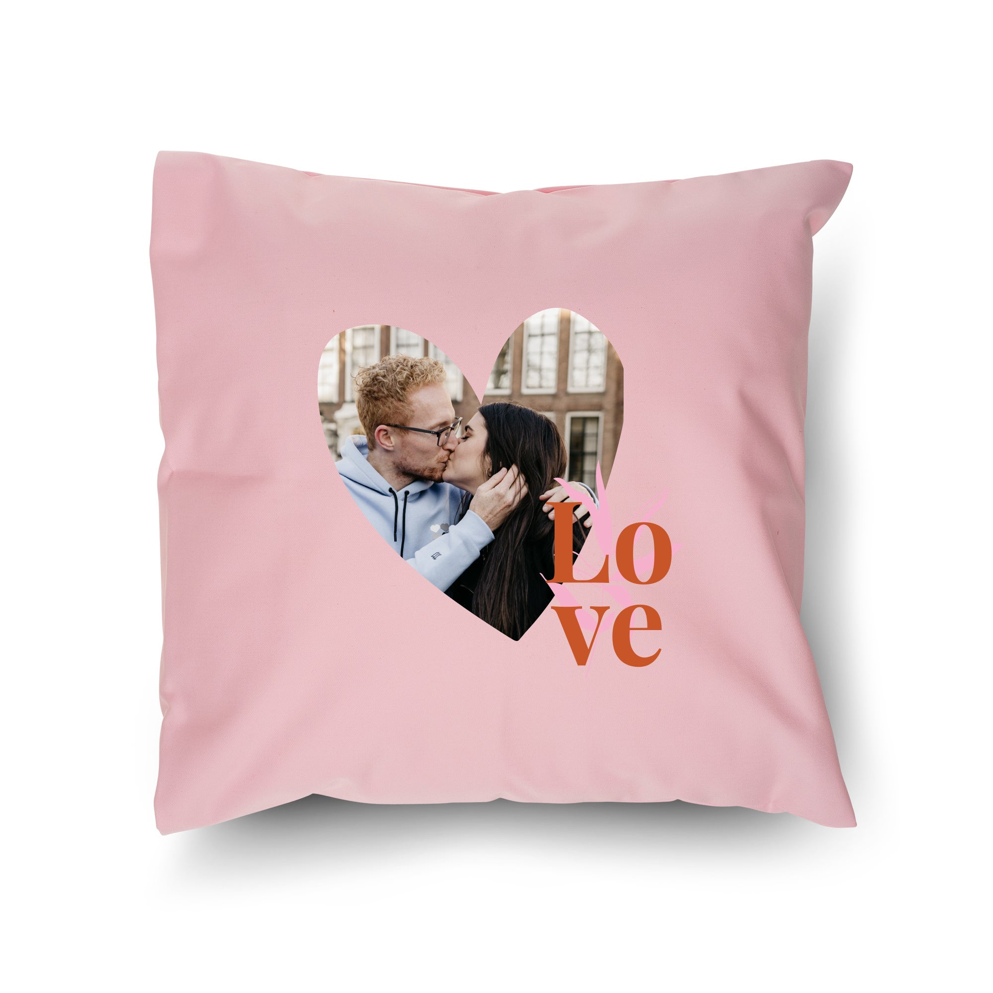 Housse de coussin personnalisée - Rose - 40x40 cm 