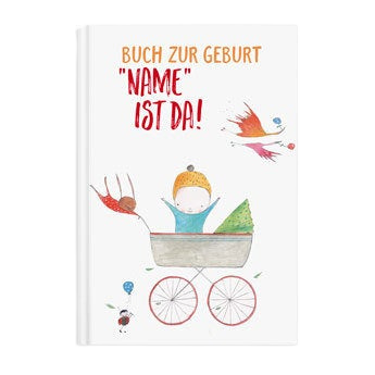 Personalisiertes Buch zur Geburt