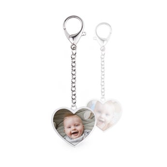 Key ring - Double-sided - Heart 