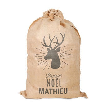 Sac de Noël personnalisé