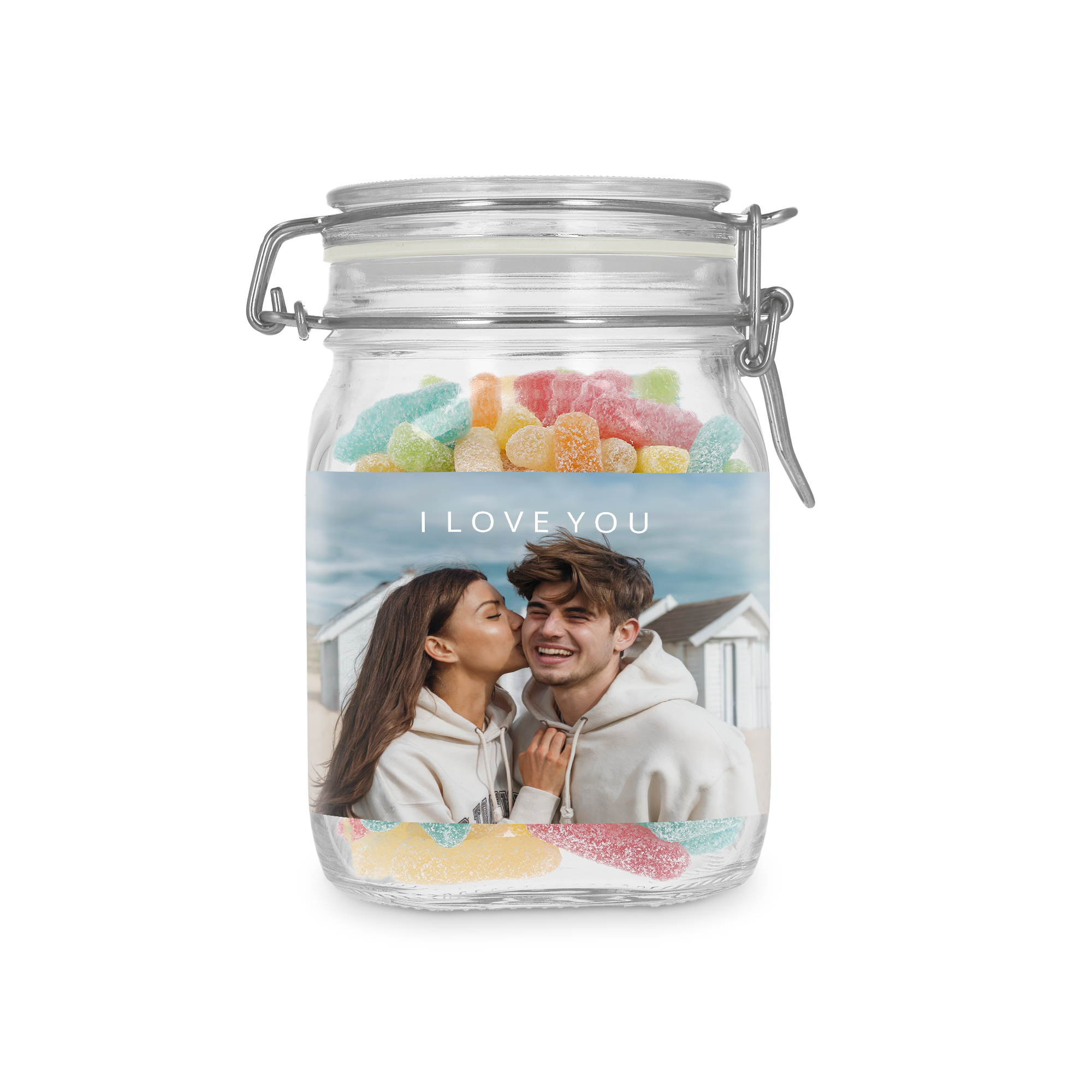 Personalised sweet jar - 1L - Sour Sticks
