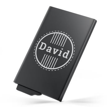 Personalised business card holder