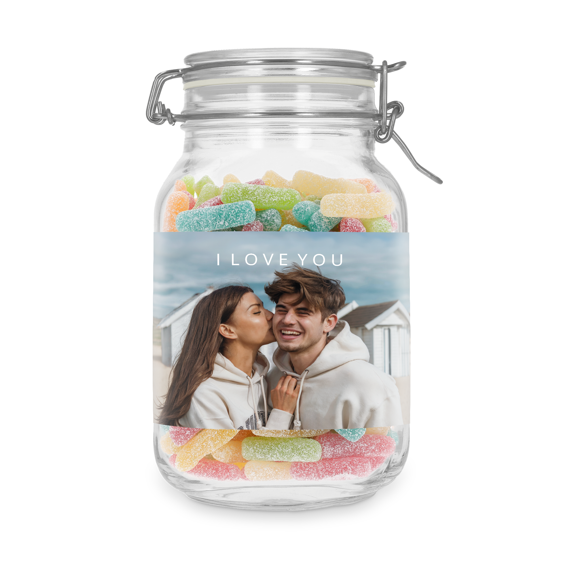 Pote de doce personalizado - 2L - Sour Sticks