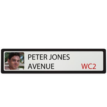 Personalised street sign