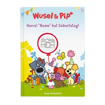 Personalisiertes Kinderbuch - Wusel & Pip - Geburtsdag - XL Softcover