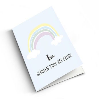 Geboorte fotokaart - XL - Staand