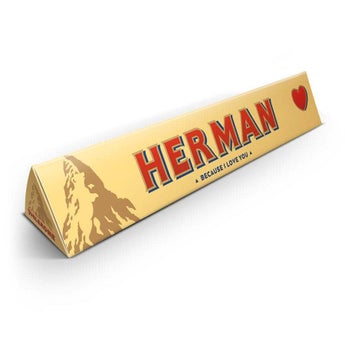 Romantická Toblerone čokoláda