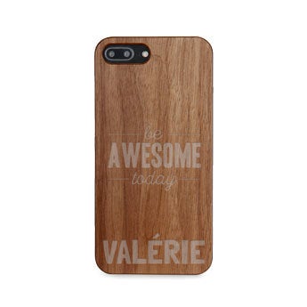 Coque en bois iPhone 8 plus