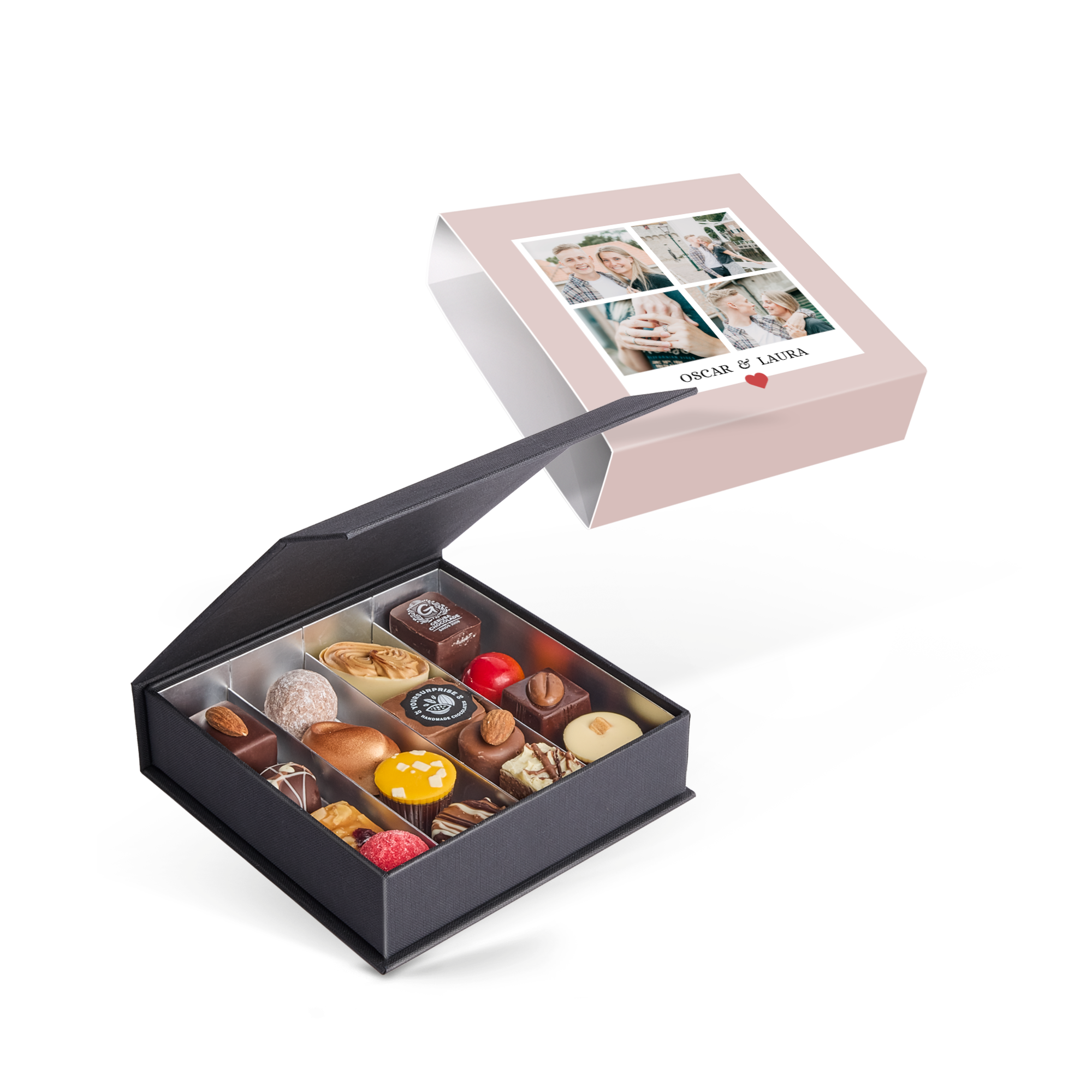 Caja de bombones de lujo - San Valentín