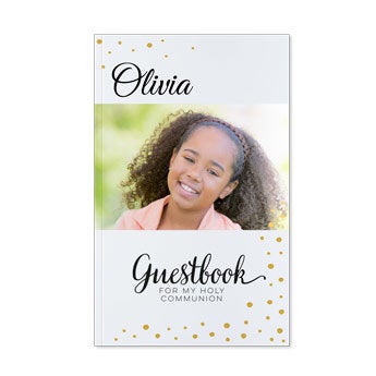 Personalised guestbook - Communion