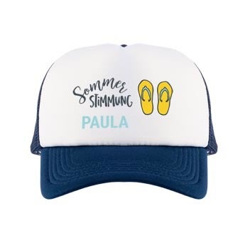 Trucker Cap - blau/weiß