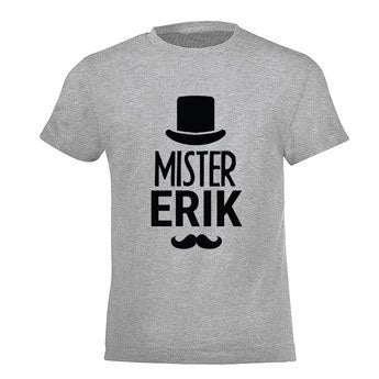 T-Shirt Kinder - Grau - 10 Jahre