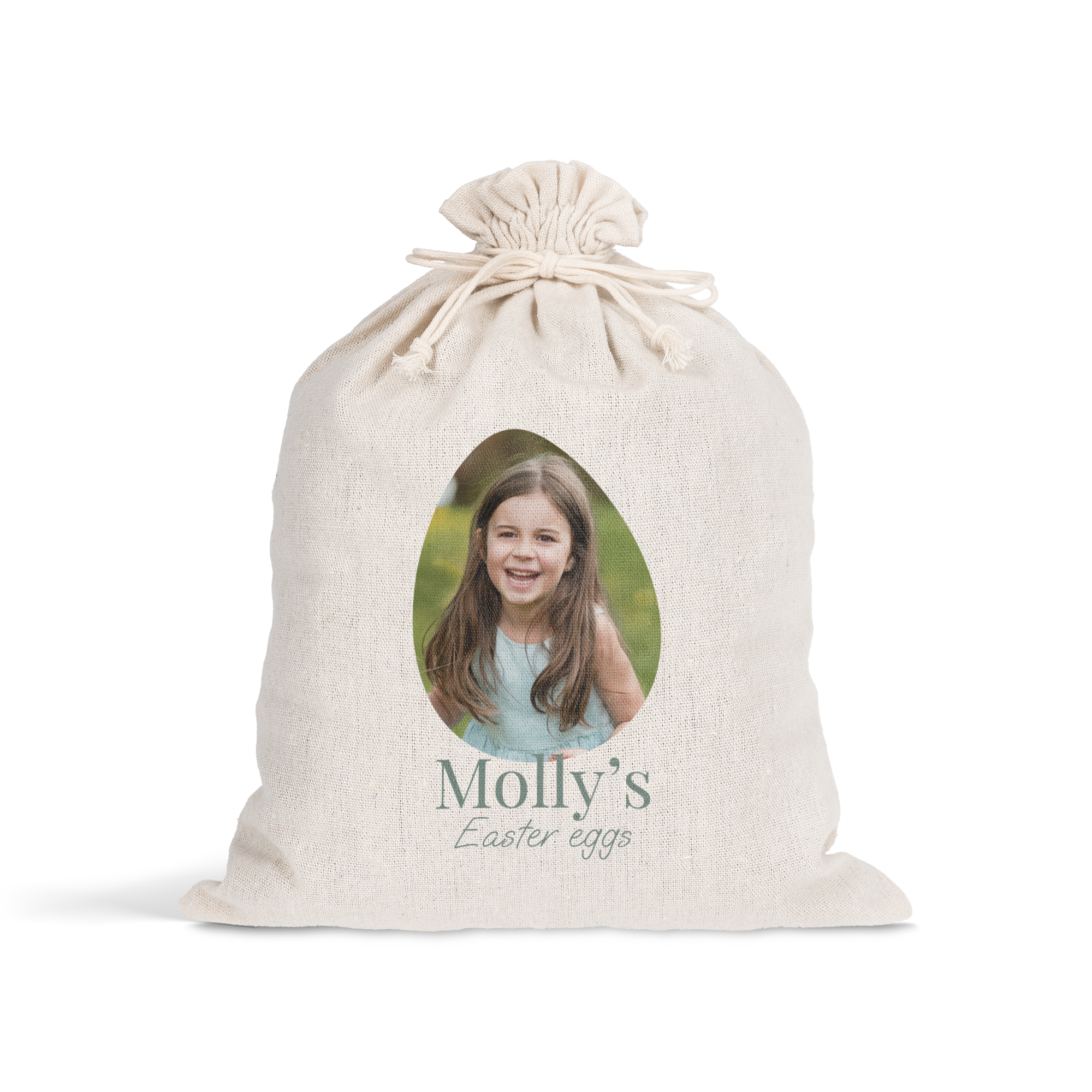 Personalised drawstring gift bag - 30 cm - Easter